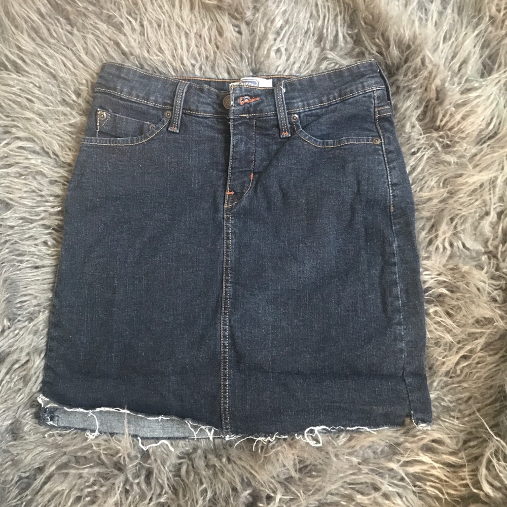 Signature Levi Stratus Denim midi skirt